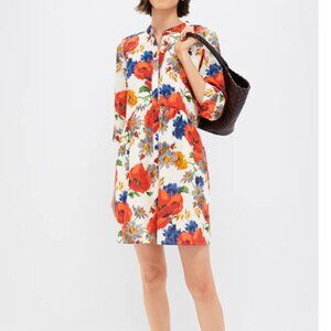 Crimson Poppy Cotton Linen Royal Shirt, Tuckernut